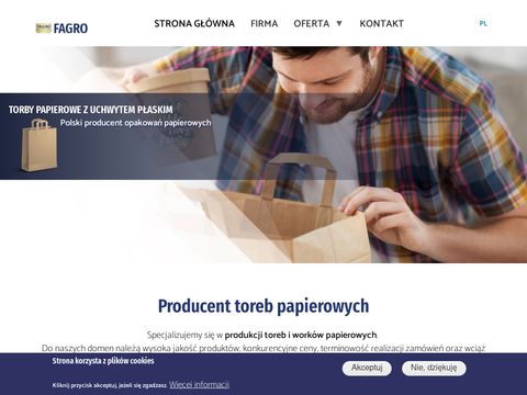 Fagro - torby papierowe z nadrukiem