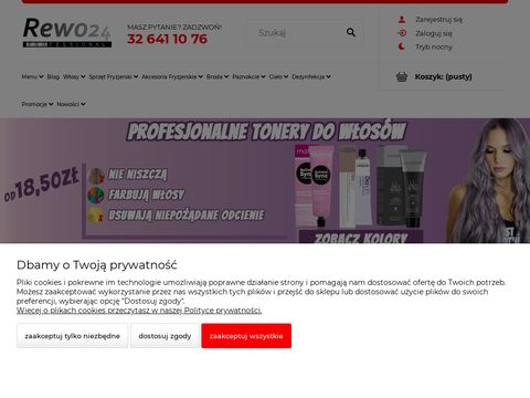 Rewo24.pl - internetowy sklep fryzjerski